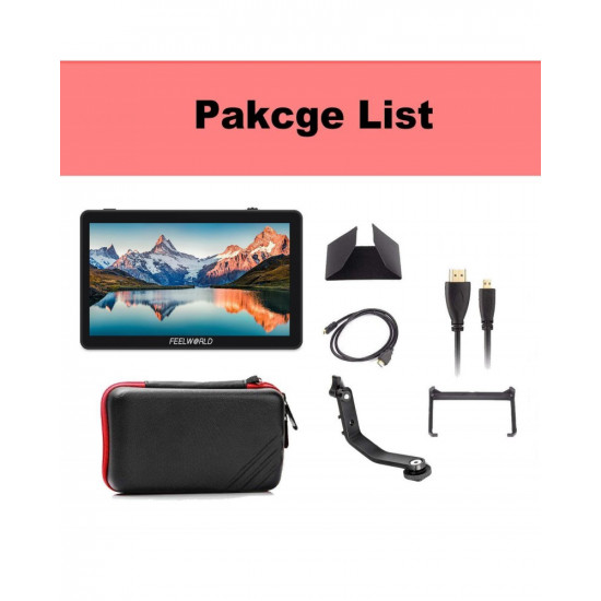 FEELWORLD F6 Plus 6インチモニター Amazon.com: FEELWORLD F6 Plus V2 6 inch DSLR Camera Field Monitor